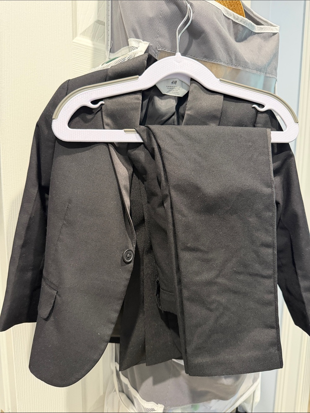 H&M Black Boys' Suit Jacket and Trousers